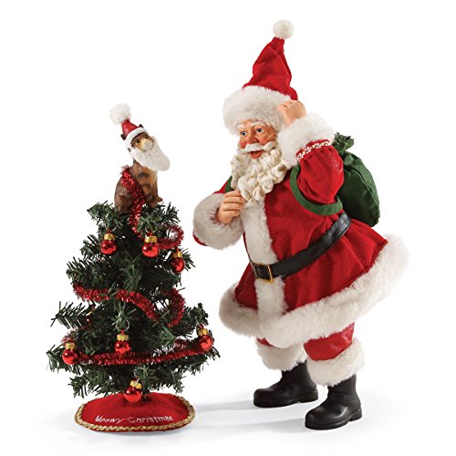 Department 56 Possible Dreams Christmas Santa's Tree Toppler Figurine
