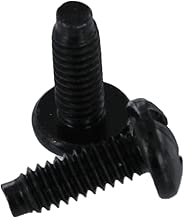 NavePoint 12-24 Pan Phillips Pilot Point Screws for Rack Mount Server Shelves Cabinets 3/8 Inch, Set of 50 - coolthings.us