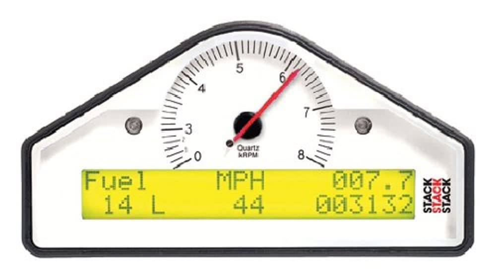 Amazon.co.jp: Stack ST8130-08 ブラック 0-8K RPM ストリート