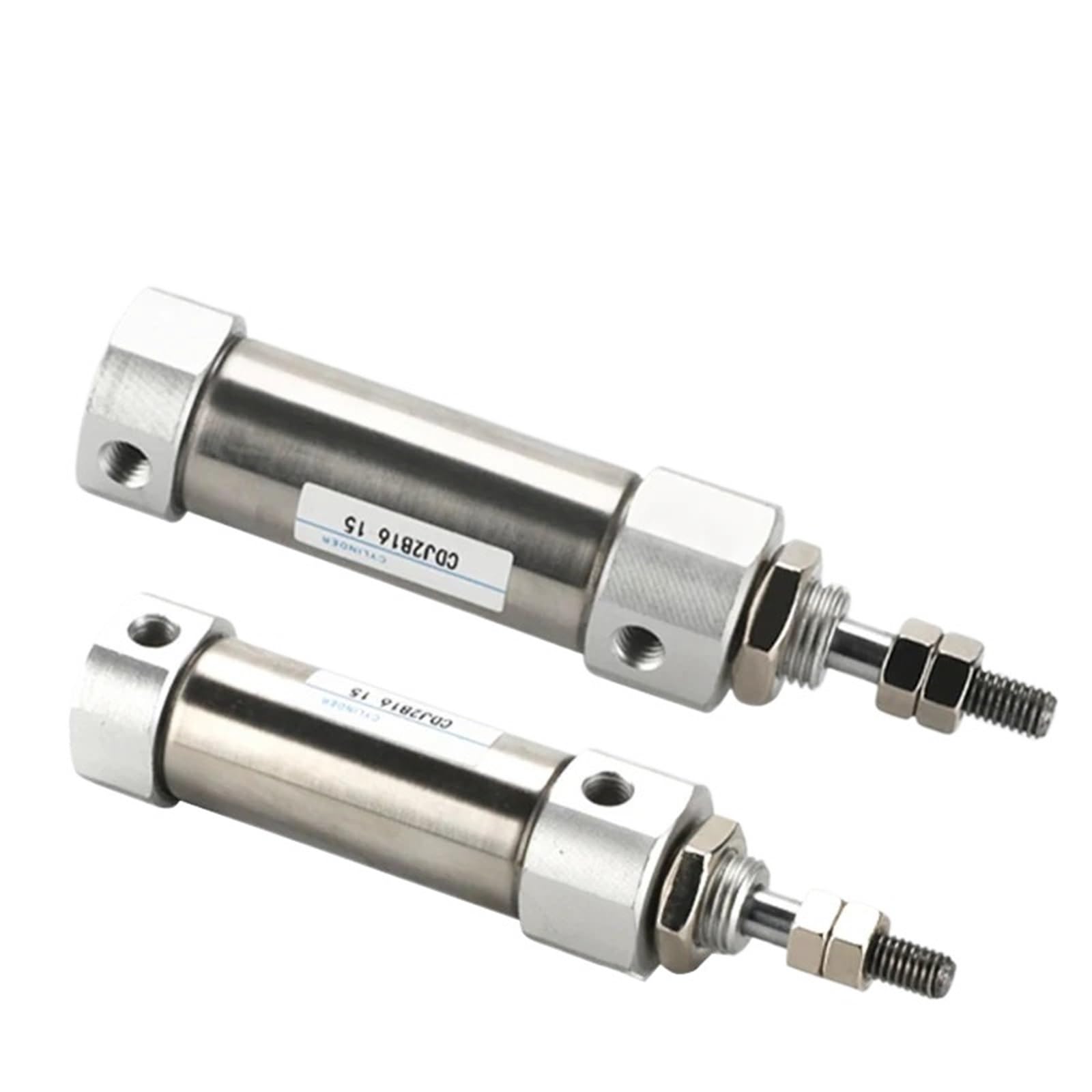 Cilindro neumático de aire de acero inoxidable CDJ2B10 CDJ2B16 Mini de doble efecto, vástago simple, diámetro de 10 mm, 16 mm de carrera, 5~150 mm con imán(30mm Stroke,Bore 10mm)