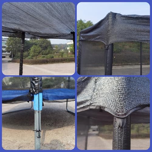 Red de repuesto de trampolín resistente al desgaste con cuerda de sombra 4