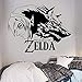 The Legend Of Zelda Wolf Link Con Pegatinas De Vinilo Extraíbles Pegatinas De Vinilo Para Pared Popula