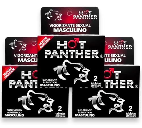 Productos Para La Salud Sexual, 6 Pastillas Hot Panther Vigorizante Hombre - Potencia Masculina