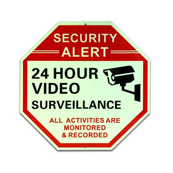 防犯カメラ　セキュリティーロードサイン 楽天市場】サインボード 看板 US SECURITY SIGN SQUARE ダミー
