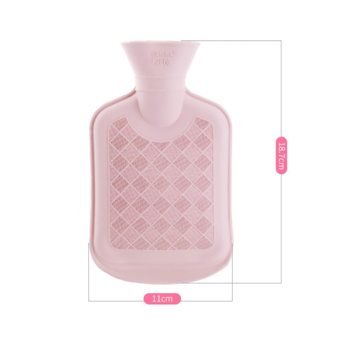 Termofory Torba na Gorącą Wodę Pluszowy Pokrowiec Z Tkaniny, Zdejmowany I Nadający Się Do Prania Zimowy Podgrzewacz Do Rąk Na Termofor Ciepła i Komfortu(Pink)