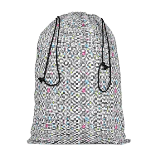 Image of ArtzFolio Grunge Squares D1 | Reusable Sack Bag | Bag for Gym, Storage, Vegetable & Travel
