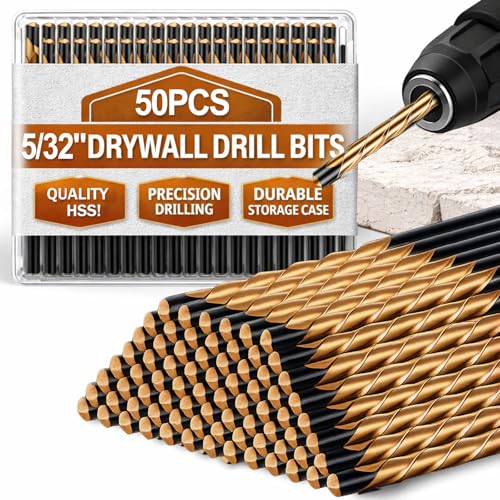 Tondiamo 50 Pcs Drywall Router Bits Set