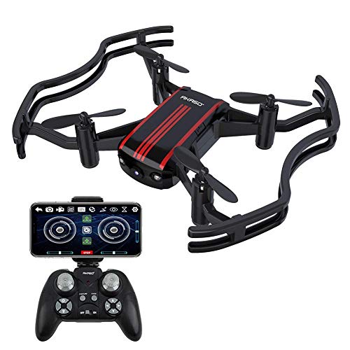 AKASO A21 Drone met camera, mini quadcopter met 720P HD FPV WiFi RC drone, helikopter voor kinderen, beginners en volwassenen, eenknops start/landing, optisch hoogtehouden