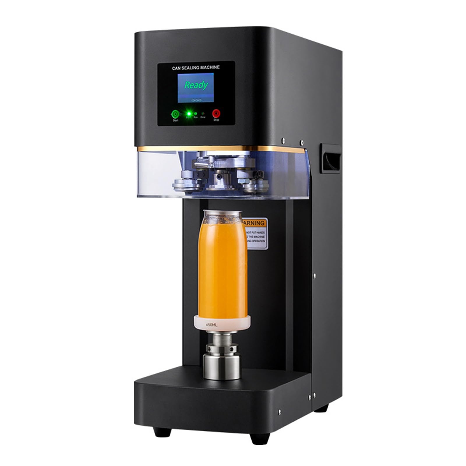 YNIYUJKL Electric Can Sealer With Counter & Lcd Display For Efficient Sealing Of Cans, Bottles And Jars - Ideal For Kitchen And Food Preservation,Grey