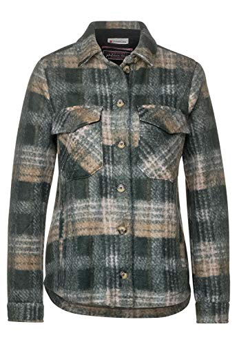 Preisvergleich Produktbild Street One Damen Overshirt-Jacke mit Karo Endless Green 38