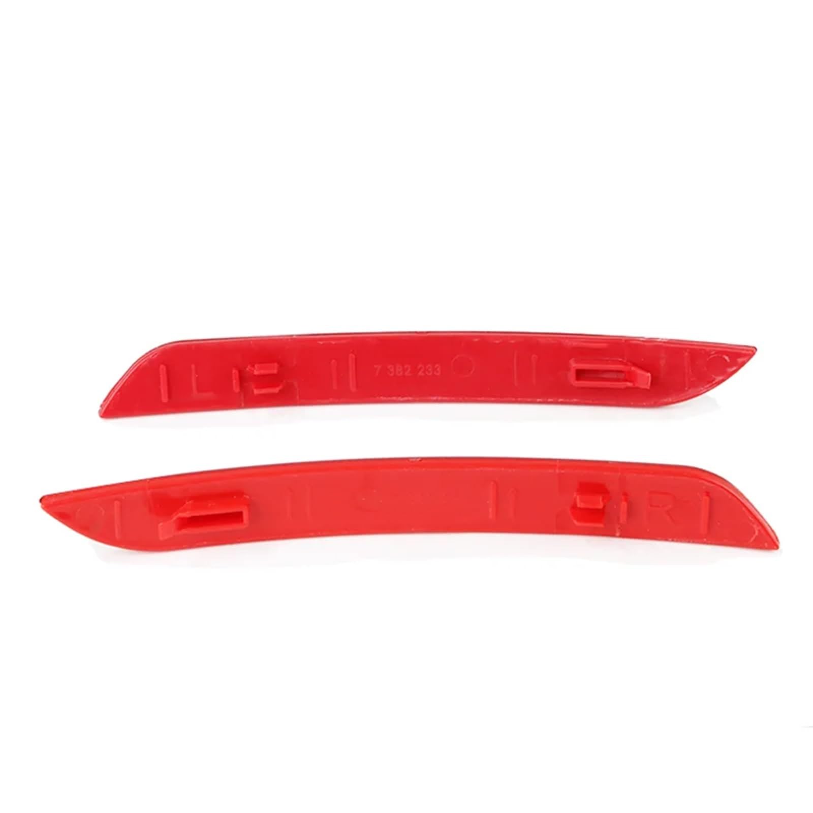 Reflector Trasero Compatible Con Para F32 F33 F36 2013 2014 2015 2016 2017 Kit Luz Advertencia Señal Giro Reflector Parachoques Trasero Coche 63147382233(1 pair)