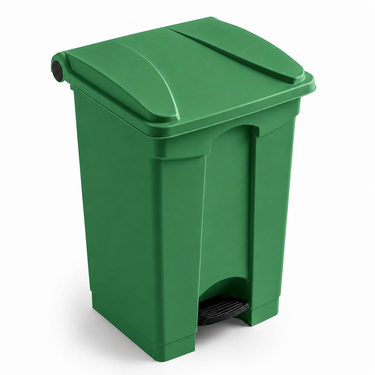 Medical Step-On Trash Can by Glownary – 12 Gallon, 12.0 gallons, Resin, Green, Model 475stpkt12gn