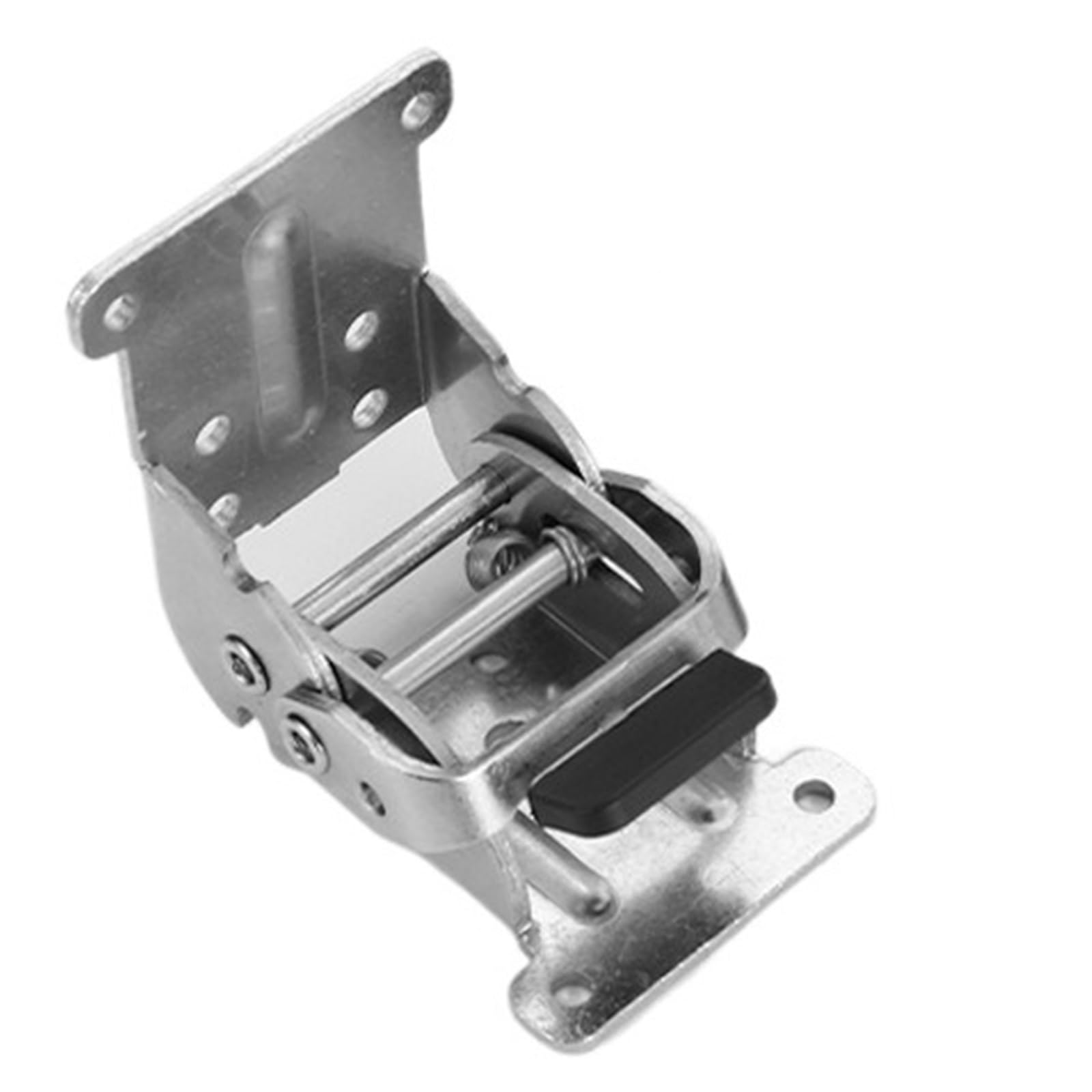 Ozlcua Silver Foldable Support Bracket 90 Degree Self Locking Hinges Corner Brace Furniture Table Legs Hinge Hardware(,1Pc)