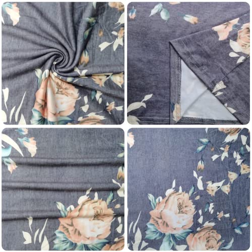 Image of NEWCOSPLAY Women's Comfy Pajama Pants Casual Drawstring Palazzo Lounge Wide Leg Pants