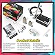 XDOVET Verbessertes 32 PSI Airbrush Set mit Farblack 12 Farben/ 30ml, Dual-Action Airbrush Set mit Modellbau Farbstoffe, Tragbares Airbrush Set mit Kompressor für Färbung