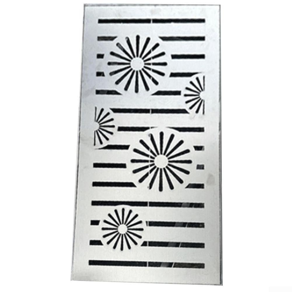 Griglia di scarico in acciaio inox con telaio, rettangolare, per patio, giardino, piscina, soluzione di drenaggio antiscivolo, colore argento, 200 x 300 mm o 200 x 400 mm (200 x 400 x 20 x 2 mm)