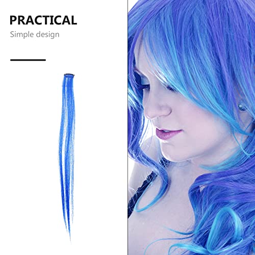 FOMIYES 20Pcs Extensões de Cabelo Clipe Em Extensões de Cabelo Em Linha Reta Longa Peça de Cabelo Pe