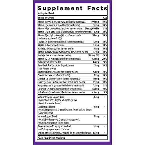 New Chapter Men's Multivitamin For Immune, Stress, Heart + Energy Support With 20 Fermented Nutrients -- Every Man's One Daily, Gentle On The Stomach - 96 Ct #TOP5