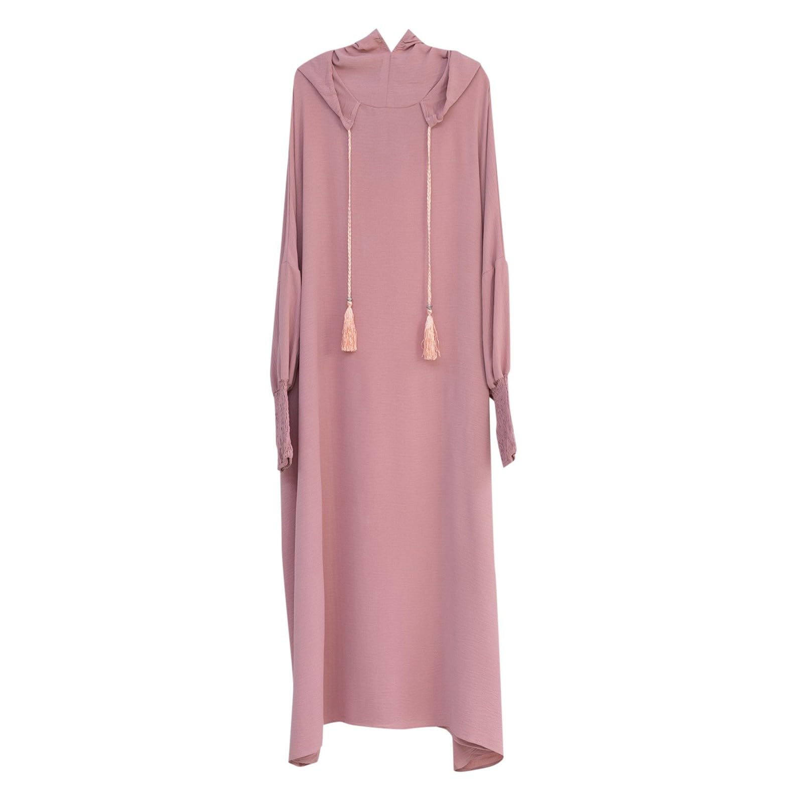 Abaya à manches longues douce pour peau sensible et coupe ample confortable