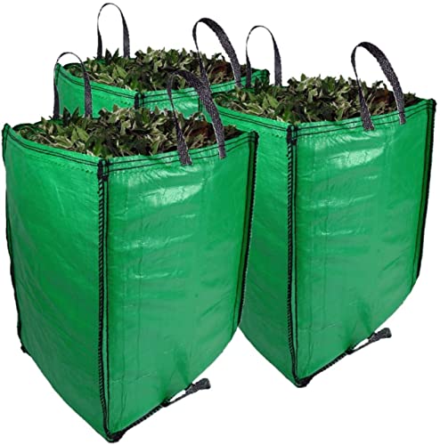 Sackmaker Sacs à Déchets de Jardin Jumbo 272 Litres - Qualité Supérieure - Tissu Industriel et Poignées - Sacs à Déchets Robustes pour Jardin/Verts (3 Sacs) Cover