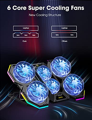 RGB-Laptop-Cooling-Pad-Gaming-Laptop-Cooling-Stand-with-6-Quiet-Cooling-Fans-6-Height-Adjustable-and-Dual-USB-Ports-for-11-16Inch-Laptops-Extra-iPadPhone-Stand