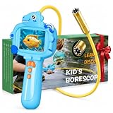 Pozifu Kids Borescope Camera with Light, STEM Educational Toy, Blue