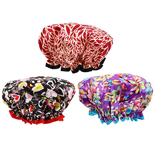 PIXNOR 3 Peças de Tuca de Cetim Tuca de Drmir de Seda Natural Tuca de Drmir Grrpara Drmir Chapéu Elá