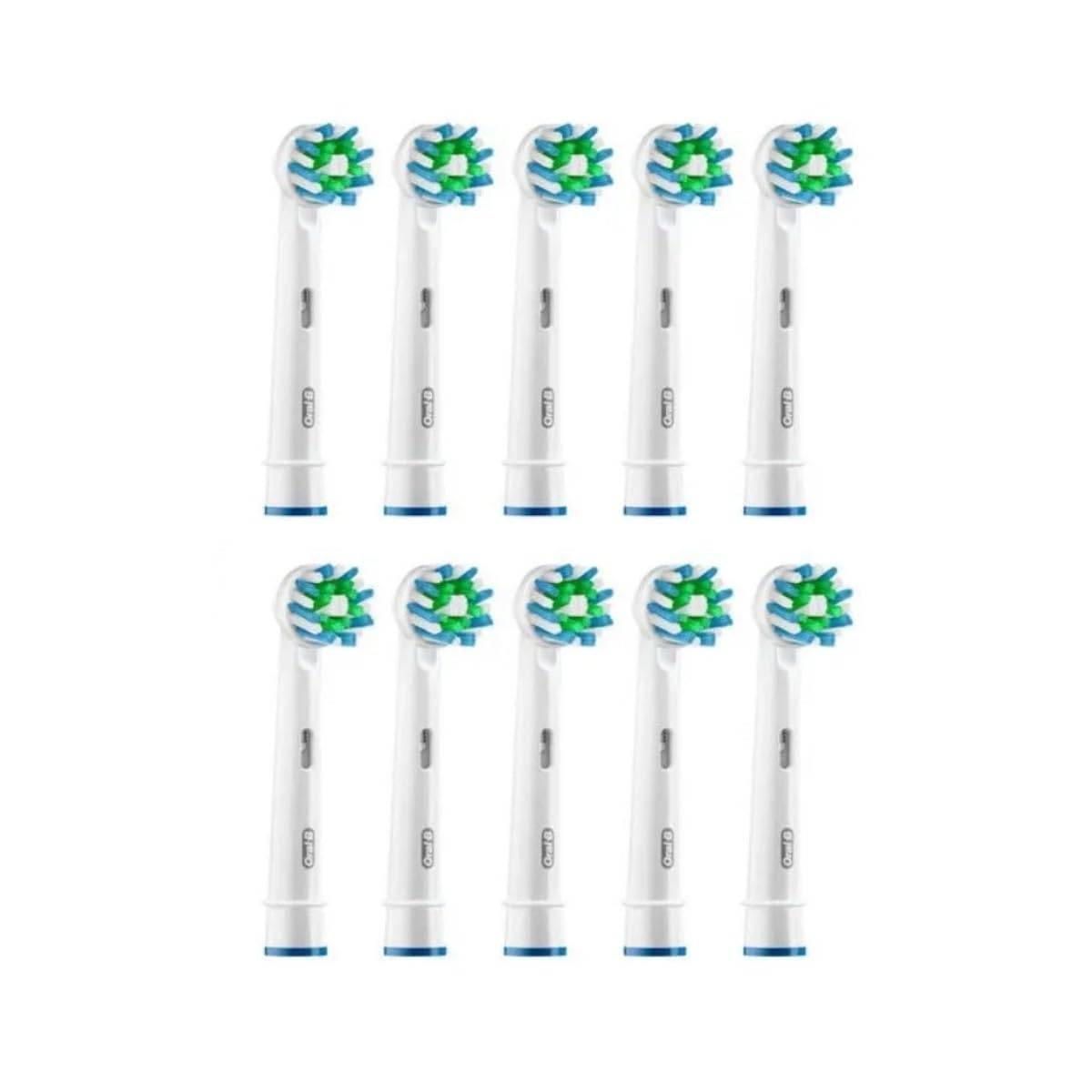 Oral-B Cross Action Testine per spazzolino da denti elettrico 10 pz. Bianco