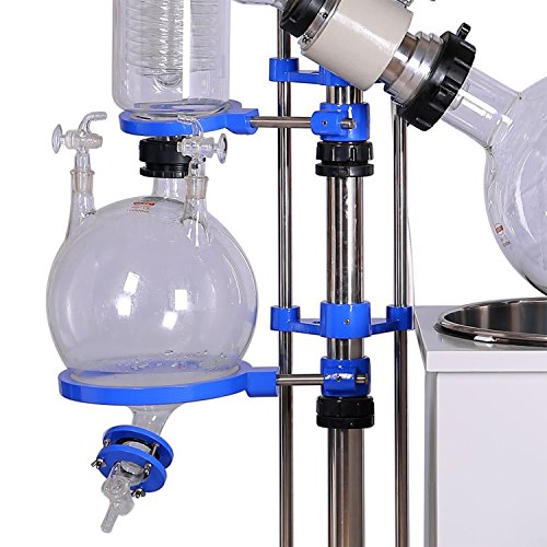 Image of 10L-50L 220V 0-400℃ High Performance Lab Rotary Evaporator Rotavapor SENCO Distillation Purification Equipment w /Motor Lift, Digital Heating Bath, Double Condenser Glassware Kits (RE-1002 10L)