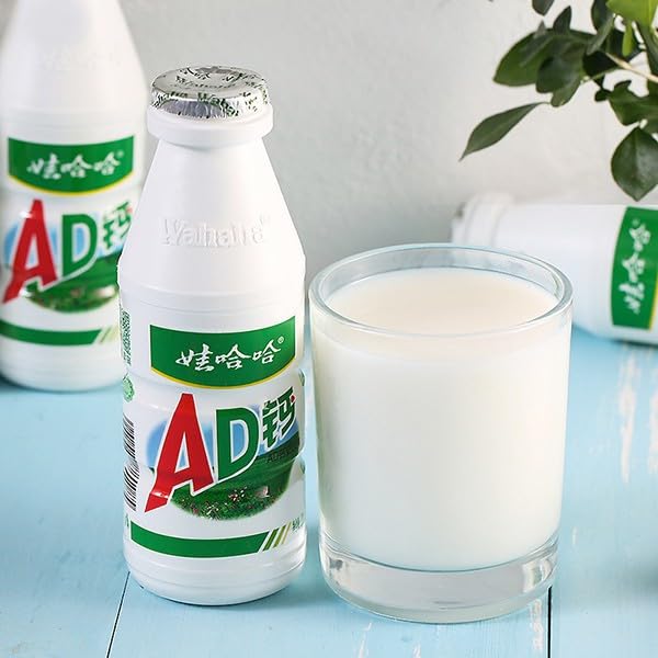 Wahaha Vitamin A&D and Calcium Milk Soft Drink, 6 Packs of 4 Bottles, 7.3 fl oz Each
