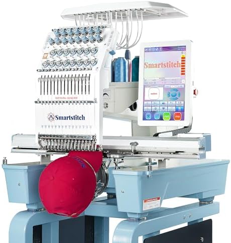 Smartstitch S1501 Plus Beast Embroidery Machine with 15 Needles,2...