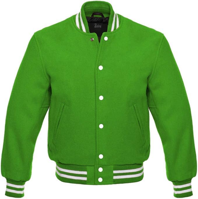 Men's Classic Multiy Wool Varsity Letterman Bomber Baseball Style Premium Winter Jacket