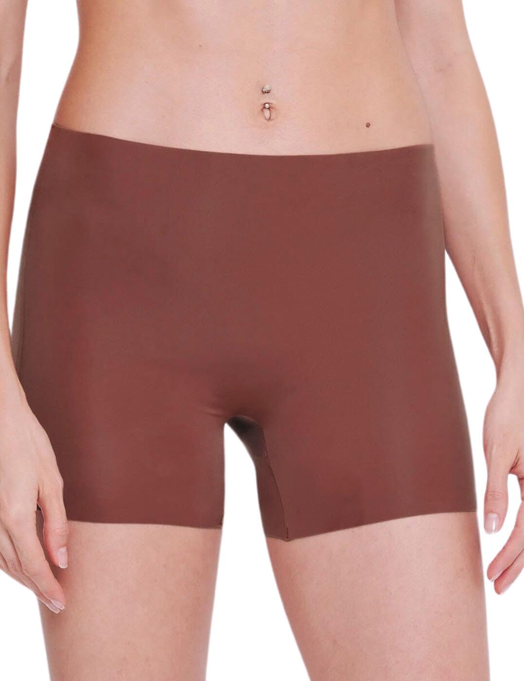 Sloggi Women's Burnt Henna Zero Feel 2.0 Cyclist Underwear, Medium