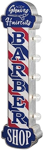 Miniatura 31 de American Art Decor AAD Off The Wall - Rótulos LED para marquesina Antigüedades,Barbería,Alta vida,Espacio de oficina,Rojo,