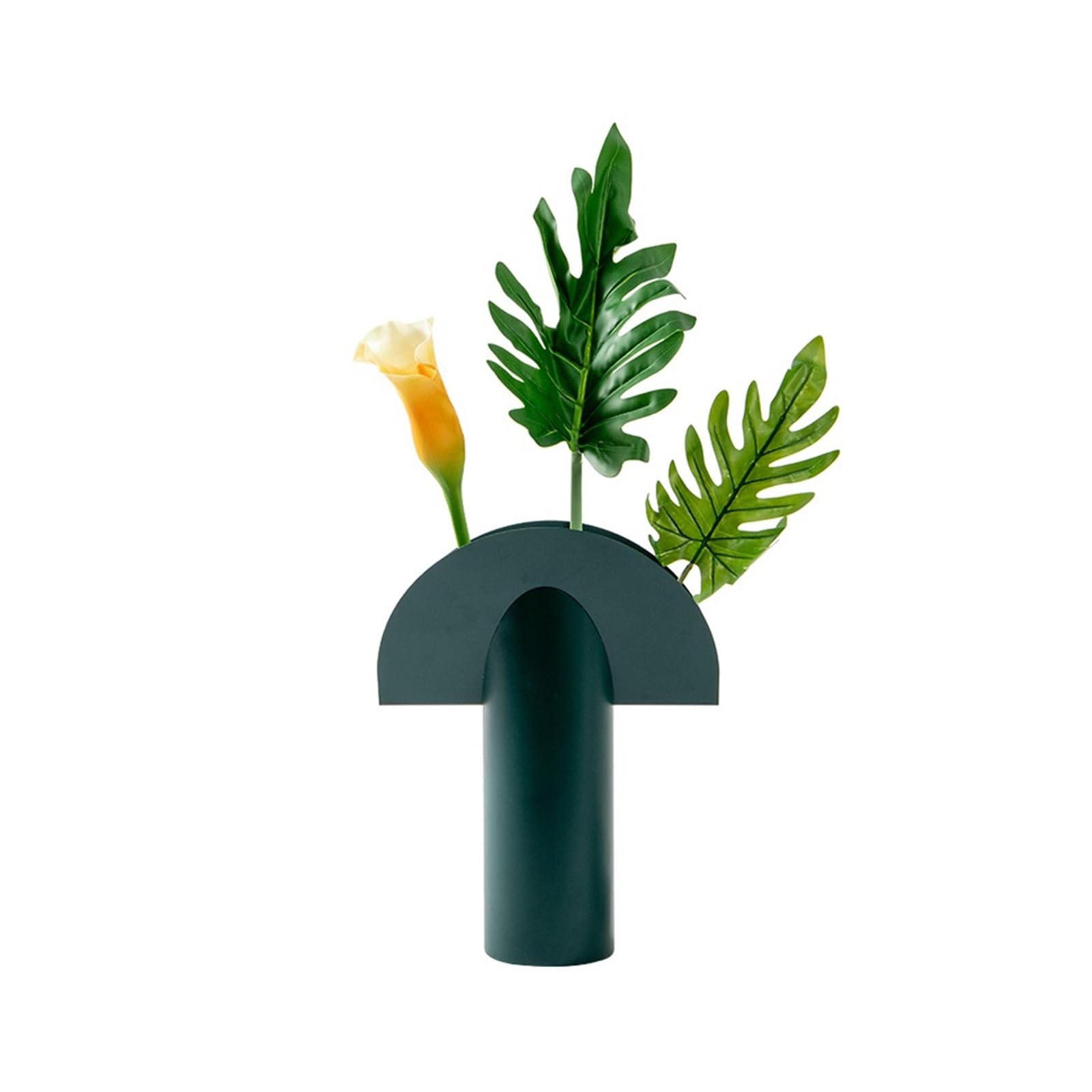 Fleurs Artificielles Arrangement de Fleurs artificielles de Luxe, lumière créative, Vase de Table à Manger, Ornements de Fleurs de Table Florale Fleurs Artificielles pour L'extérieur