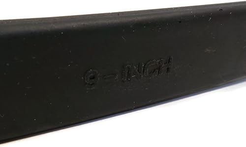 Miniatura 4 de The ROP Shop Paquete de 2 correas de lona de goma negra de 9 pulgadas ajustables para remolque