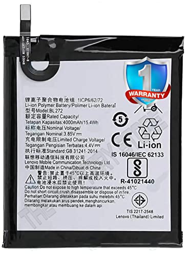 Image of THE BATTERY STORE Original BL272 Battery for Lenovo Vibe K6 Power /Vibe K6 / K33A42 Battery with 1 Warranty***** (H26)
