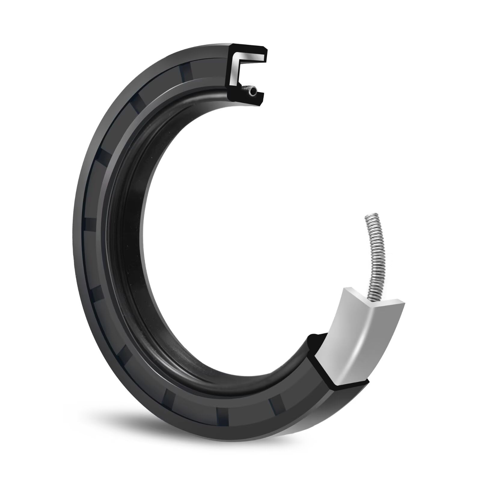 XIKE 1PC Oil Seal, Lip Seals TC 54mm x 80mm x 13mm Nitrile Rubber Cover Double Lip with Spring,Oil Shaft Seal Fit for Bearing Shaft