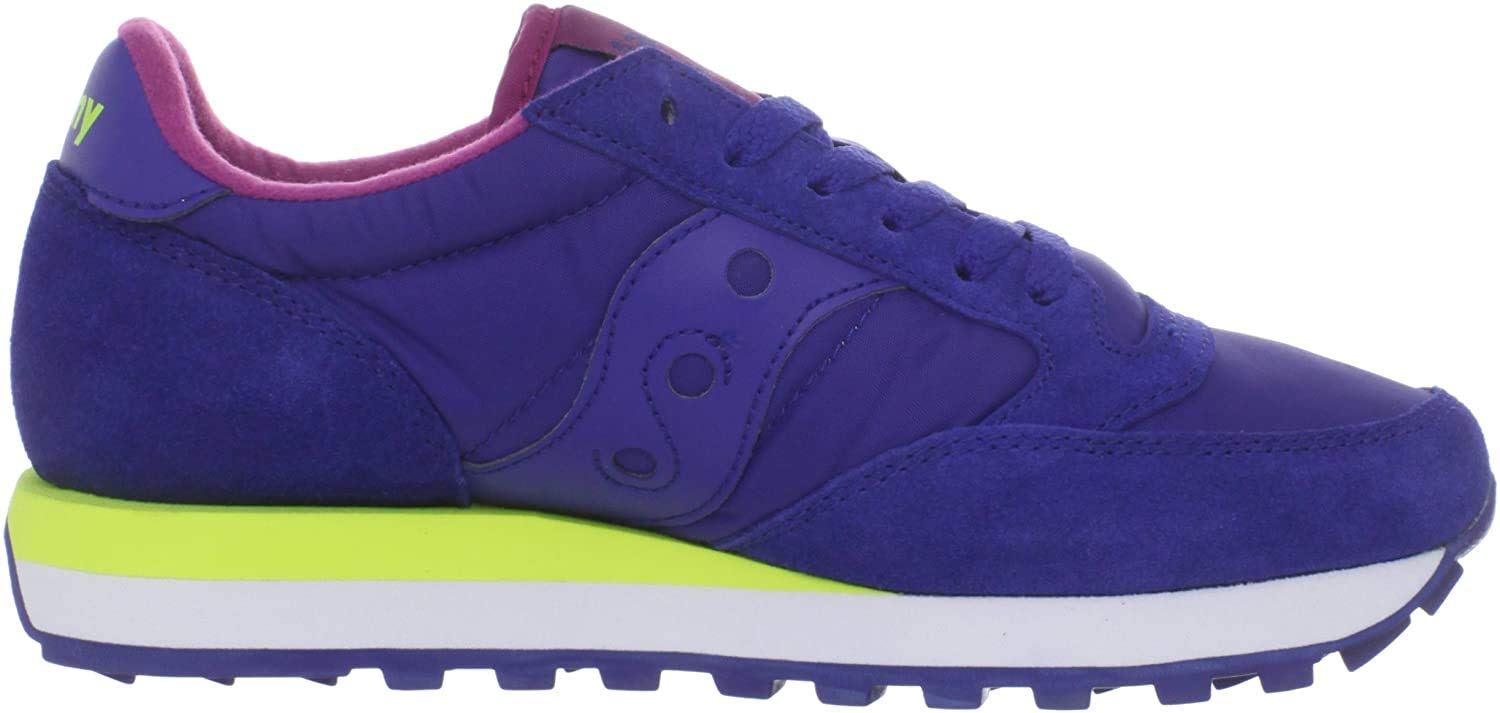 Saucony Originals Women's Jazz Originals, Navy/Yellow, 8 M US