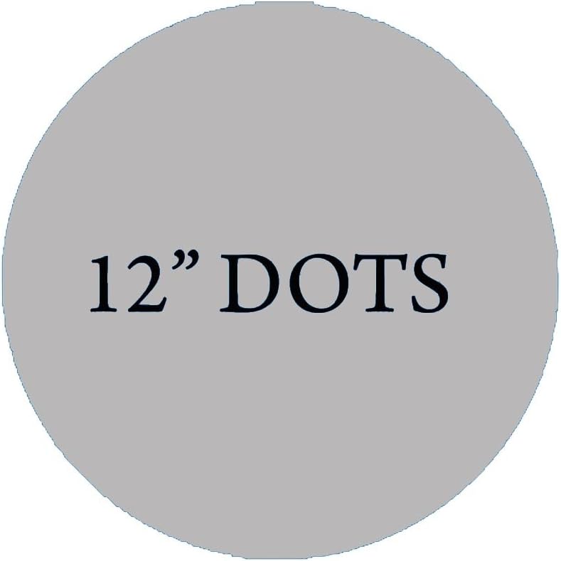Polka Dots Large Circles Pack of (10) Big 12 Peel & Stick Decal Dots Colors Choice Kids