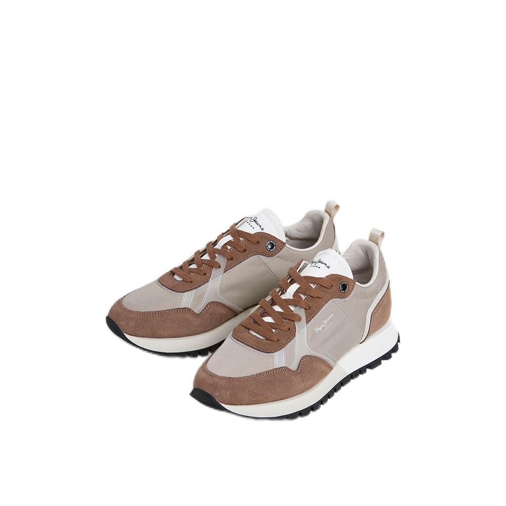 Pepe Jeans Sneaker Uomo Ari Soft M, Marrone Tortora Beige, 40 Eu-image
