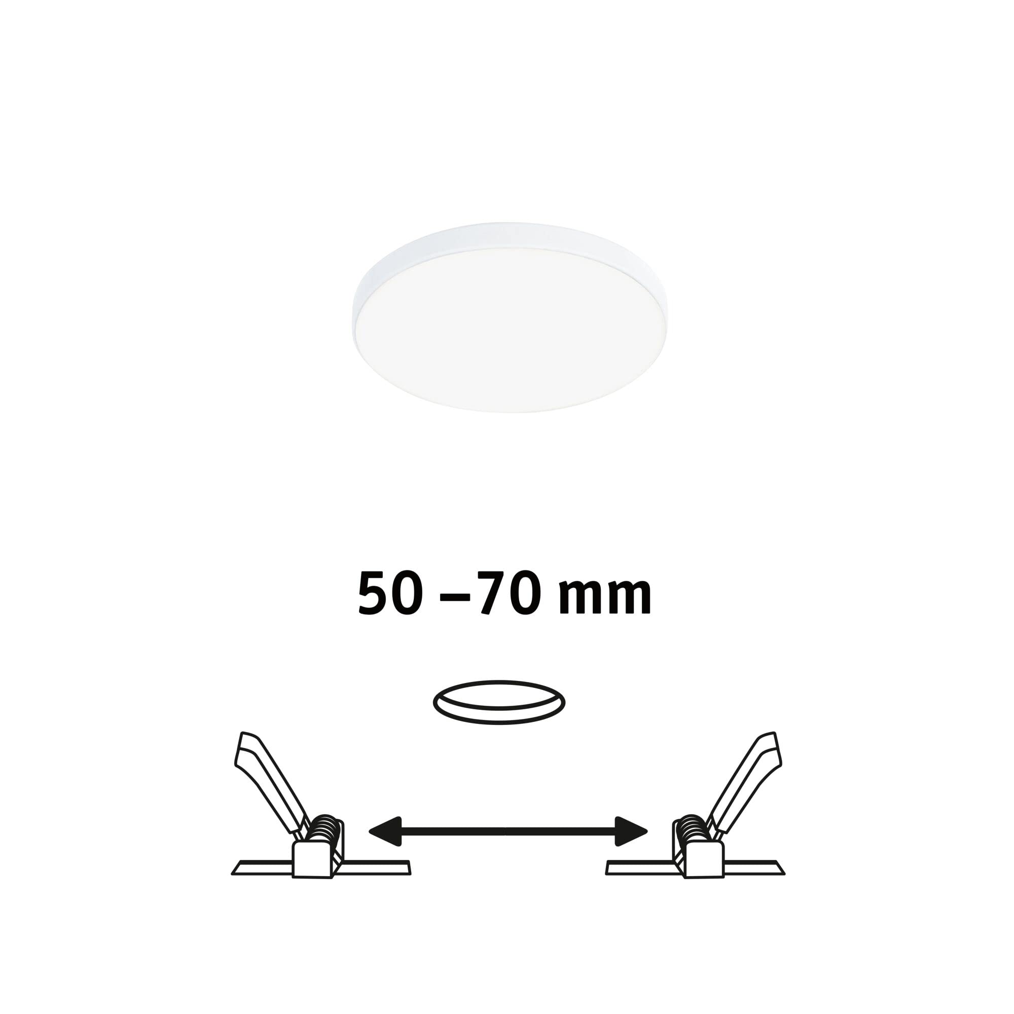 Paulmann 79932 Pnl LED Veluna 90 mm rund 4000K