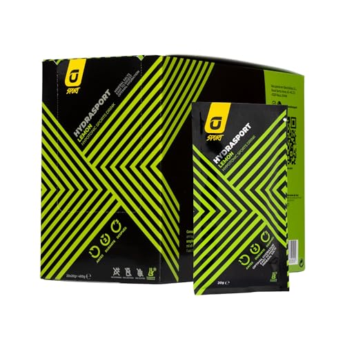 Bebida Hipotónica en Polvo con Electrolitos + Vitamina B1 + Sales Minerales para Deportistas - Hidratación Muscular - Sabor Limón Sin Gluten Ni Lactosa - Pack 20 Sobres Apto Veganos | RECUPERATION