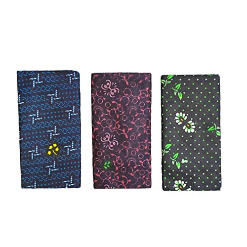 Image of KNSS 100% PureCotton Printed Lungis for Men 2 Meter (Multicoloured Pack of 2)