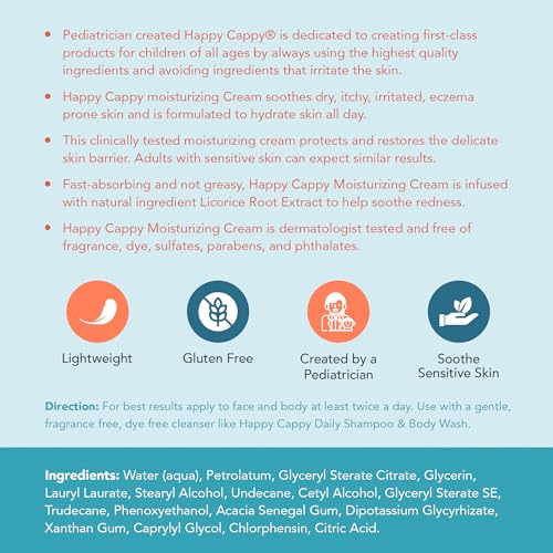 Happy Cappy 862287000469 Dr. Eddie'S Pediatrician-Formulated Moisturizing Baby Lotion - Gentle, Paraben Free, Hypoallergenic, Sulfate Free - Soothes Dry Skin, Eczema And Reduces Redness thumb #2
