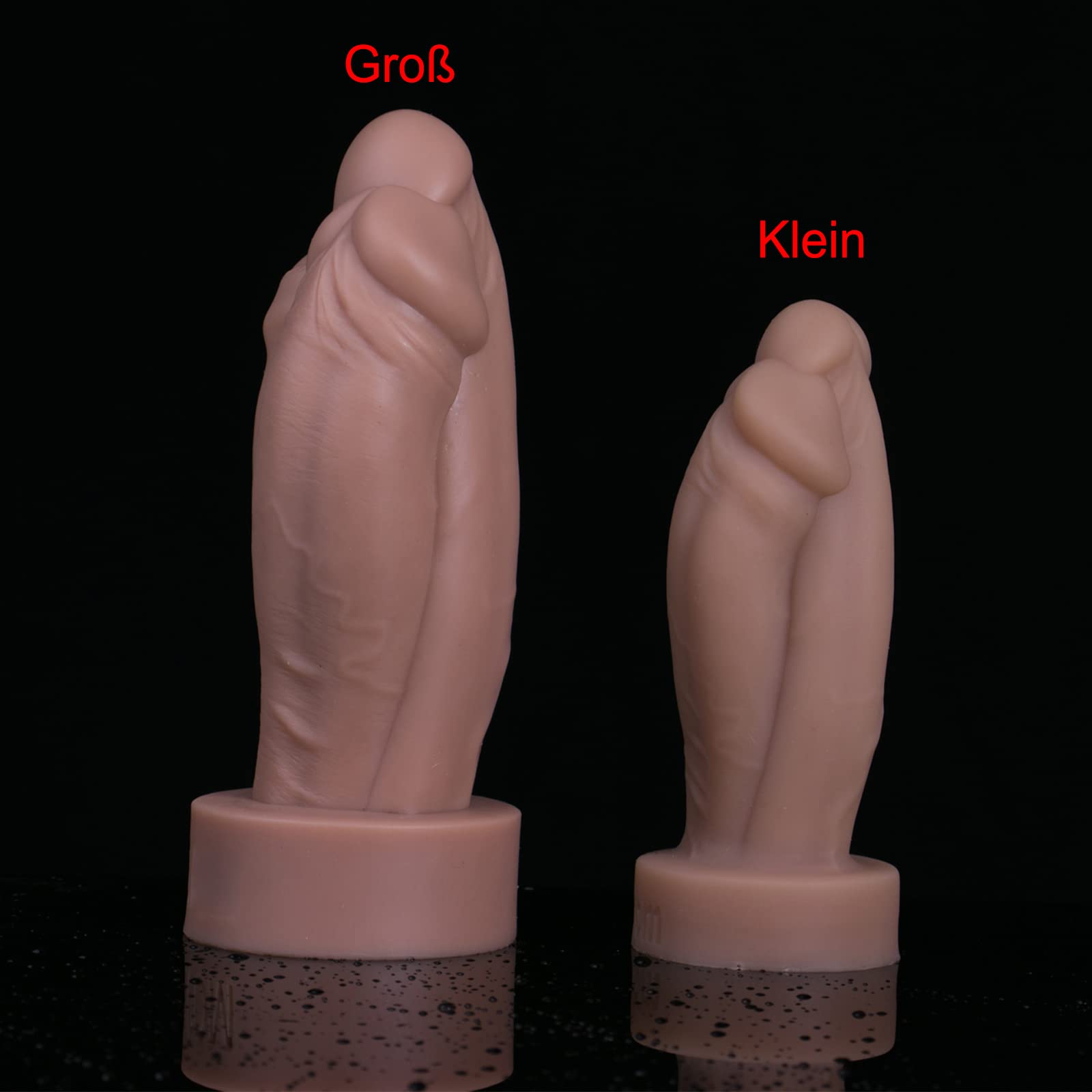 Mostro Plug anale Dildo anale Butt plug Silicone Realistico Dilatatore ano spesso con ventose Stimolatore del punto G della prostata Masturbazione Giocattolo sessuale per uomini Donne Principianti(L)
