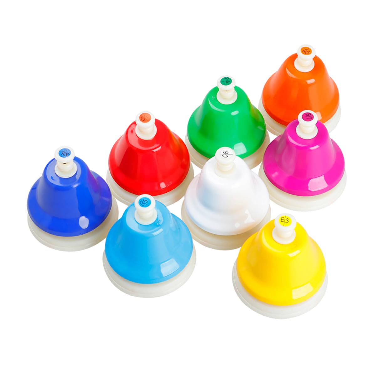 Campana de Ocho Tonos para Niños, Instrumento Musical de Acero Inoxidable