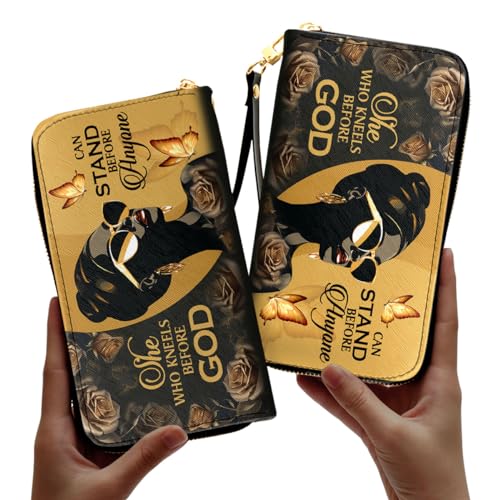 Image of Sistabag Leather Clutch - Wallet For African Women - Mother's Day & Birthday Gifts (STB10)