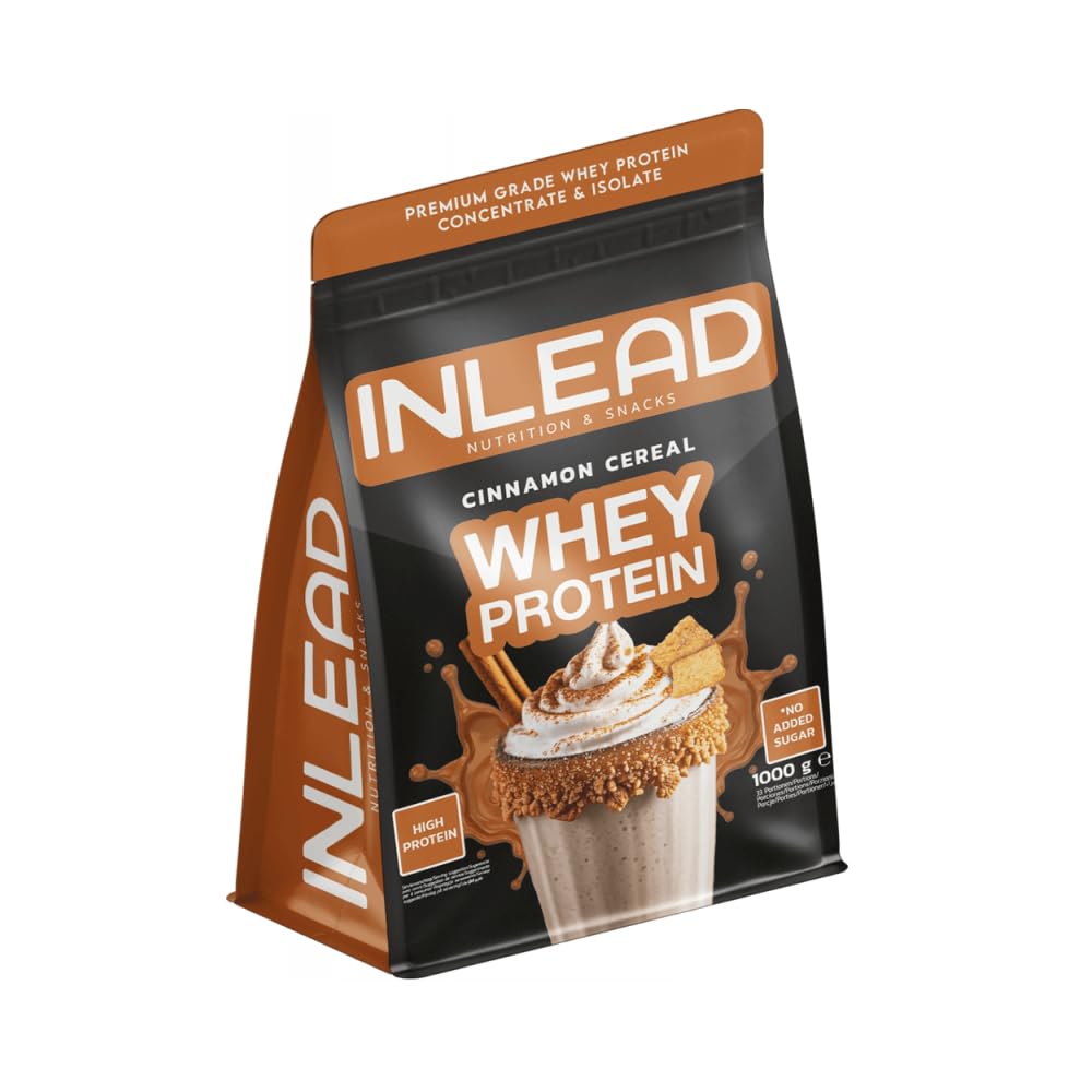 Inlead Whey Protein (1000g) Cinnamon Cereal - Białka - Mieszanka białek serwatkowych