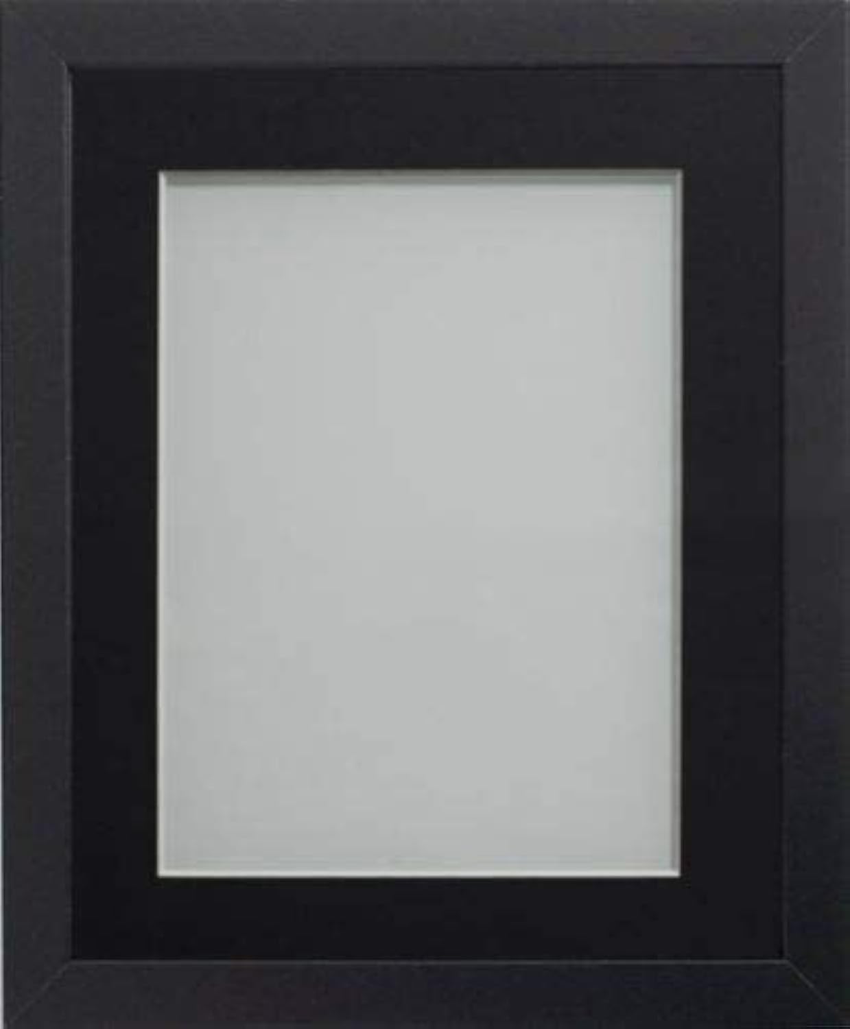 Frame Company Black Mount Allington Black 14X11 Inch Frame With For Image 12X8 Inch *Choice Of Sizes* Fitted With Real Glass